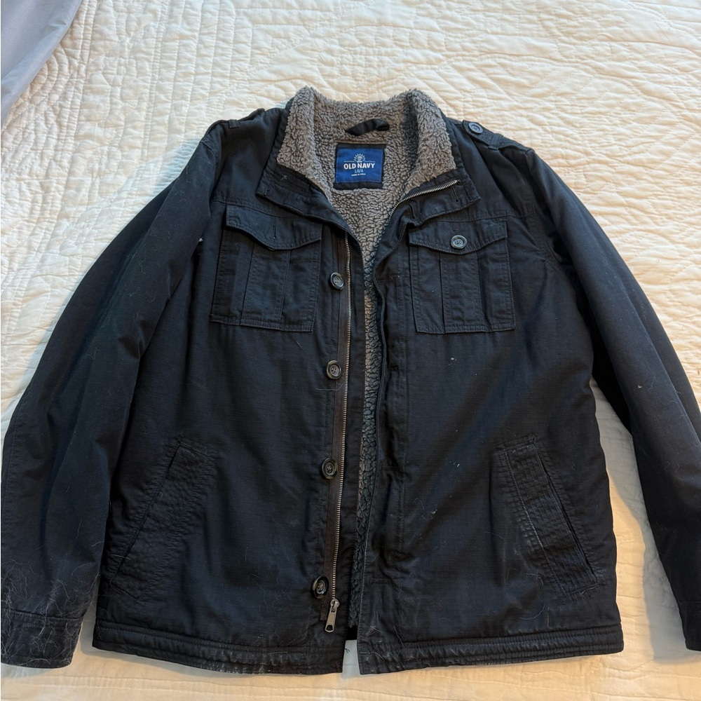 Old Navy Men's Black Field Jacket